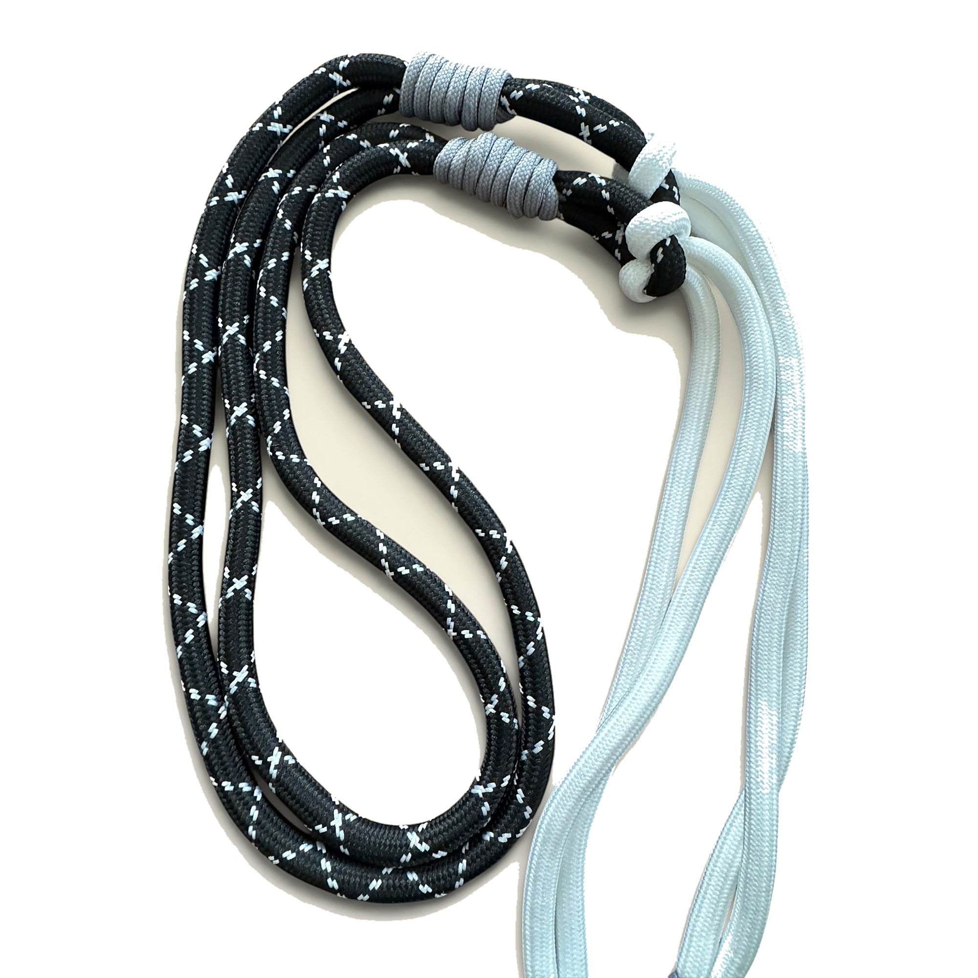Blackout cross-body paracord phone strap, view 3