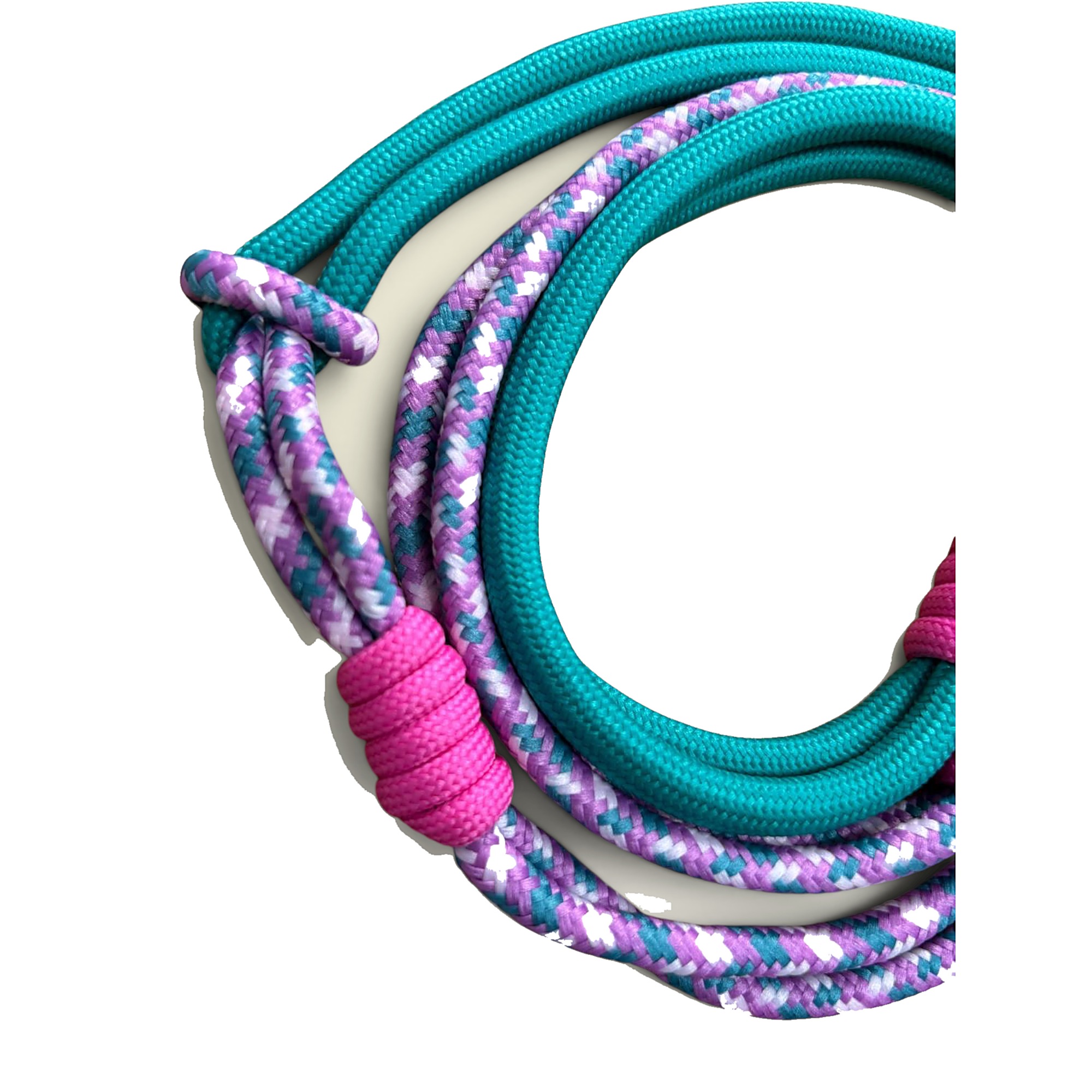 Watermelon cross-body paracord phone strap, view 2